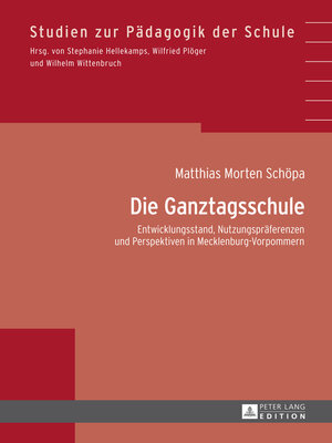 cover image of Die Ganztagsschule